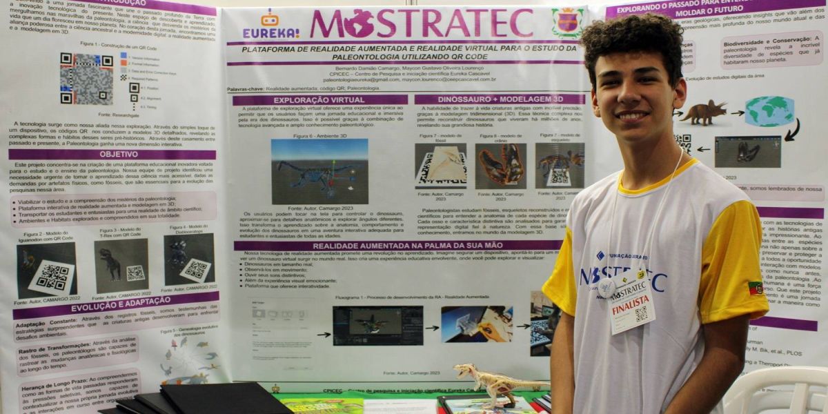 Estudante de Cascavel representa o Brasil na maior feira de ciências Pré-Universitária do Mundo