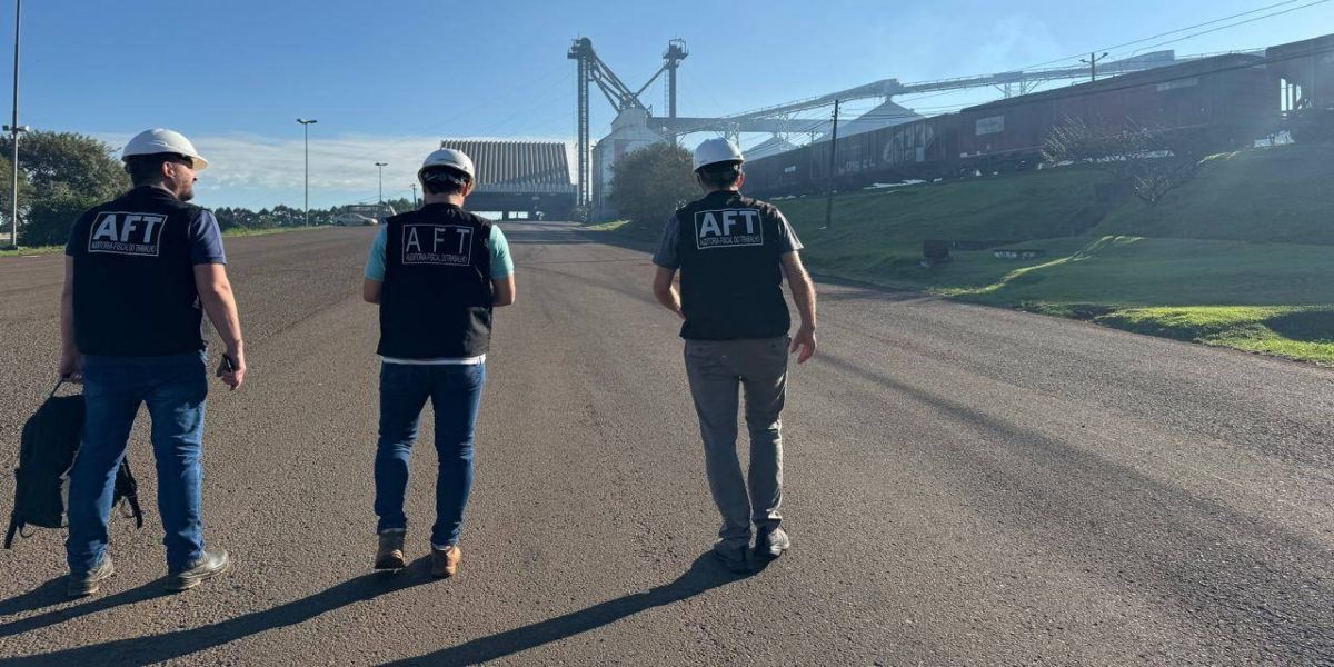 Fiscalização no porto seco de Cascavel verifica condições de segurança dos trabalhadores de silos