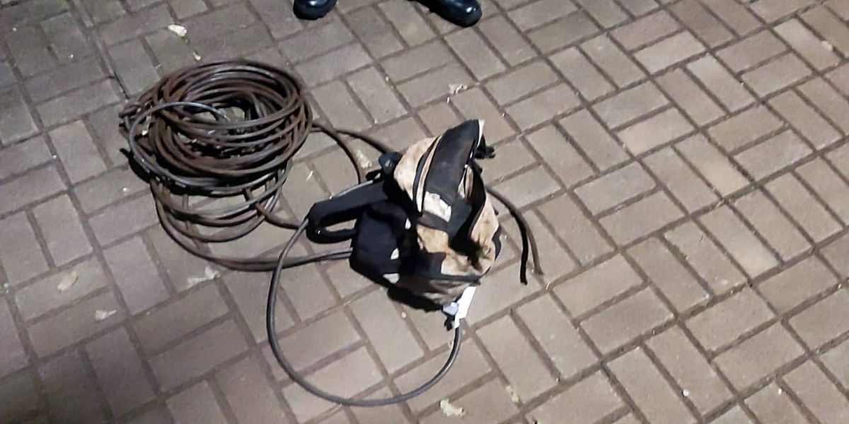 Dupla é detida pela GM após furtar fios na Região do Lago em Cascavel