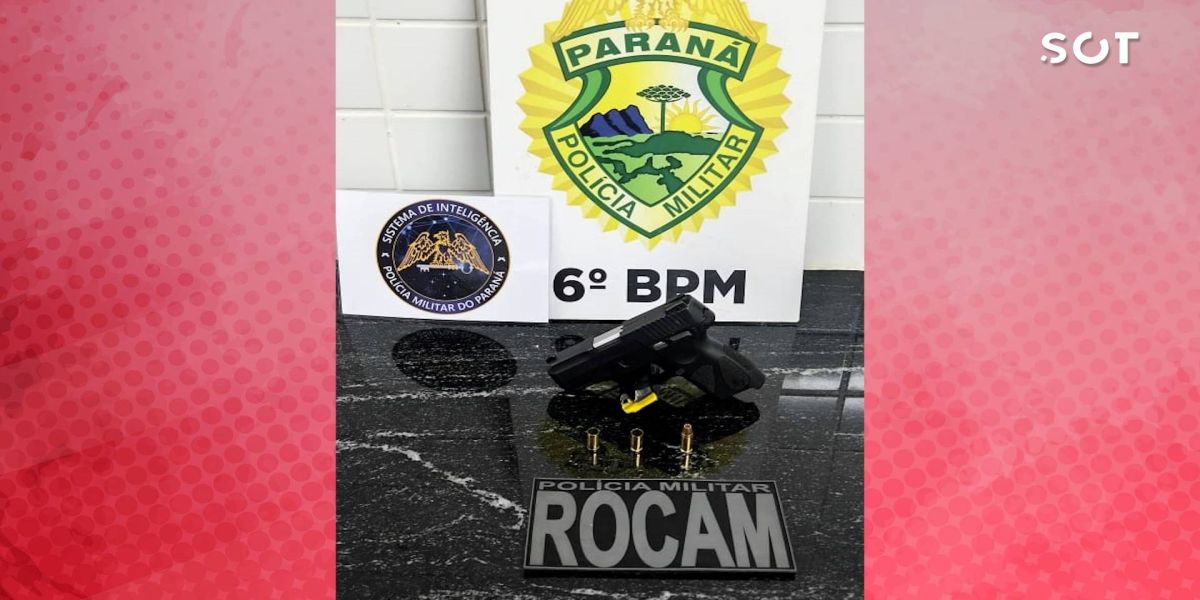 Homem é preso após disparos de arma de fogo no bairro Coqueiral, em Cascavel