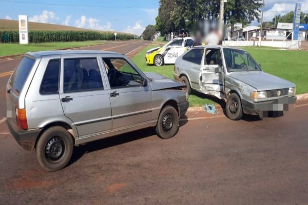 Cascavelense se envolve em forte colisão de trânsito na PR-239 em Nova Aurora