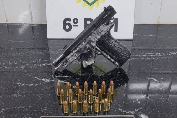 Operação Cidade Segura: ROCAM apreende arma de fogo no Bairro Floresta em Cascavel