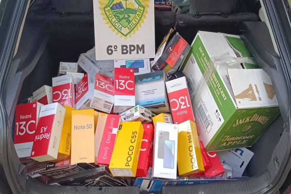 Operação Cidade Segura: Mercadorias sem desembaraço aduaneiro apreendidas em Cascavel