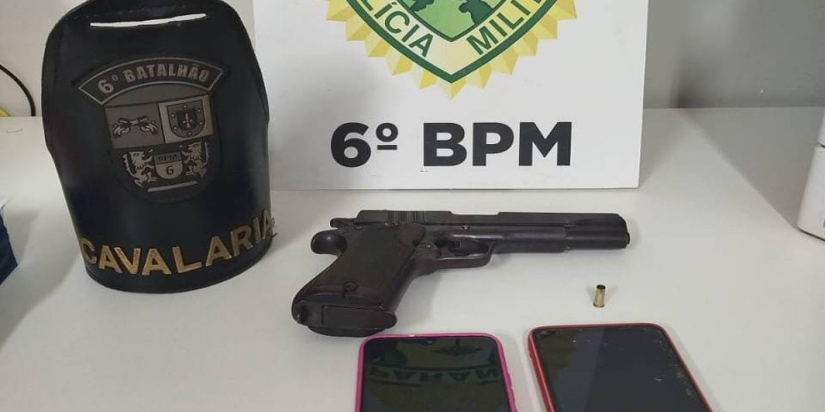 Duas pessoas são presas após causar tumulto em distribuidora de bebidas, realizar disparos e fugir