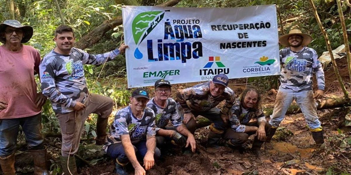 Água Limpa: Mais de 100 nascentes são protegidas em Corbélia com a ajuda de voluntários