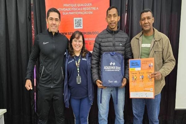 Anahy participa do lançamento do Dia do Desafio no SESC Cascavel