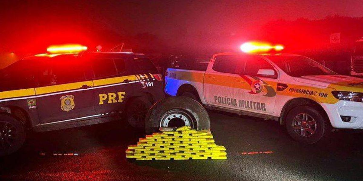 Carreta de Cascavel com donativos para Rio Grande do Sul é apreendida pela PRF e PM com cocaína