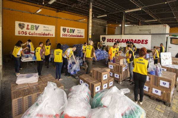LBV mobiliza doações em Cascavel para atender vítimas das chuvas no Estado gaúcho