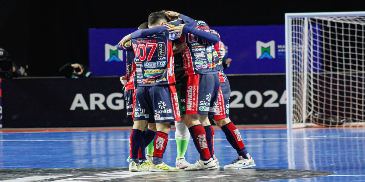 Cascavel Futsal domina Centauros e garante vaga nas quartas da Libertadores