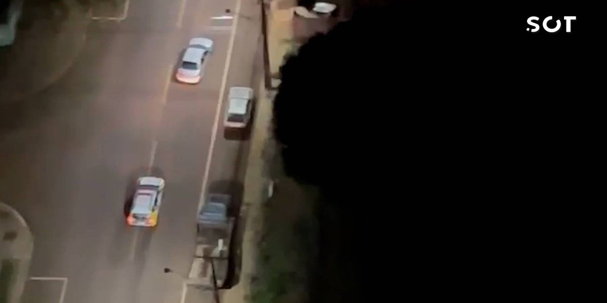 Falcão 13 da PMPR garante segurança em cerco policial a condutor embriagado no Bairro Tropical