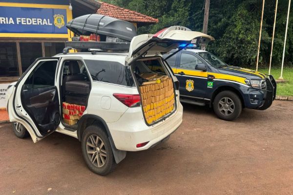 Dupla catarinense é presa com mais de uma tonelada de maconha na BR-163 em Toledo