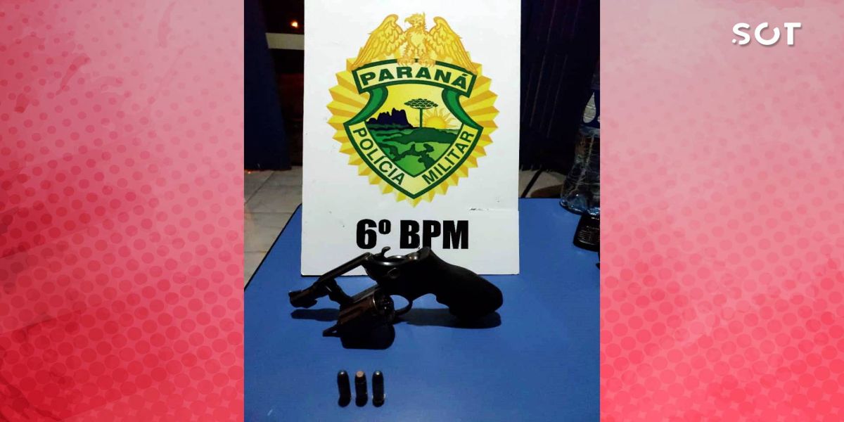 Homem é preso por porte ilegal de arma, agressão e ameaça em Três Barras do Paraná