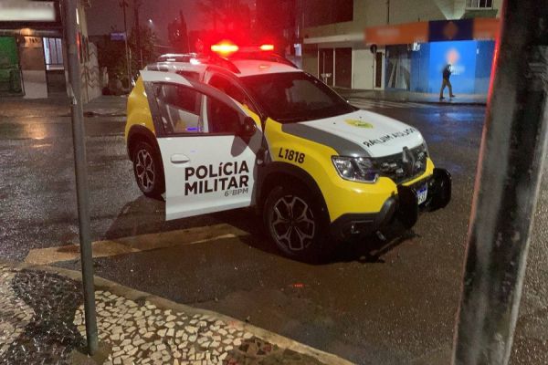 Homem de 45 anos morre após gravíssimo acidente de trânsito no centro de Cascavel