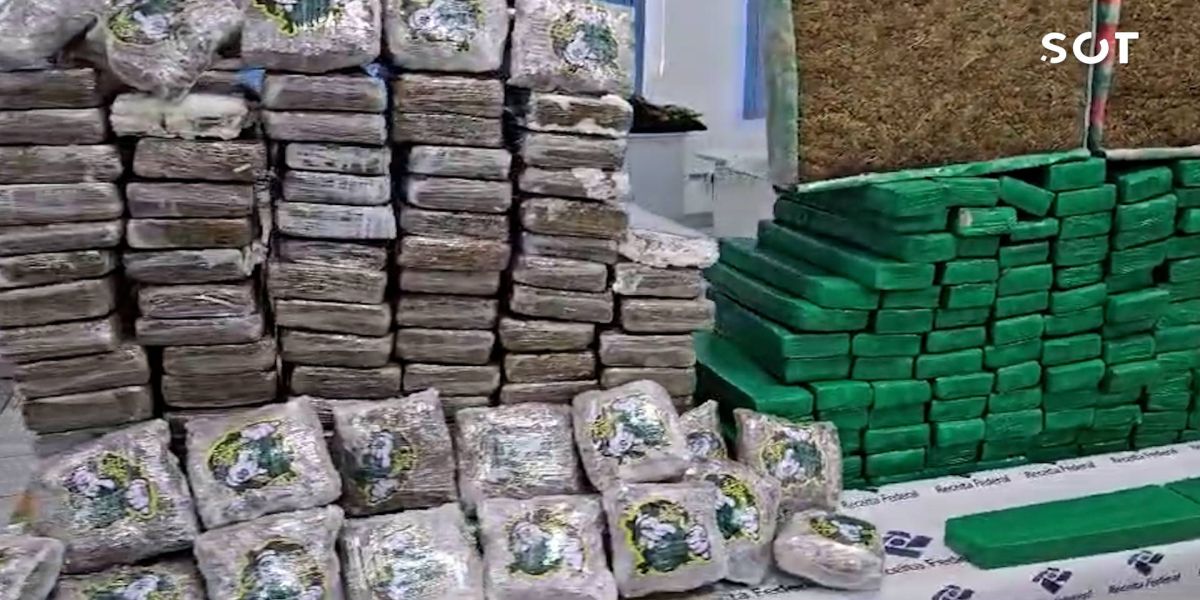 Maconha com destino a três estados é apreendida pela Receita Federal em Cascavel