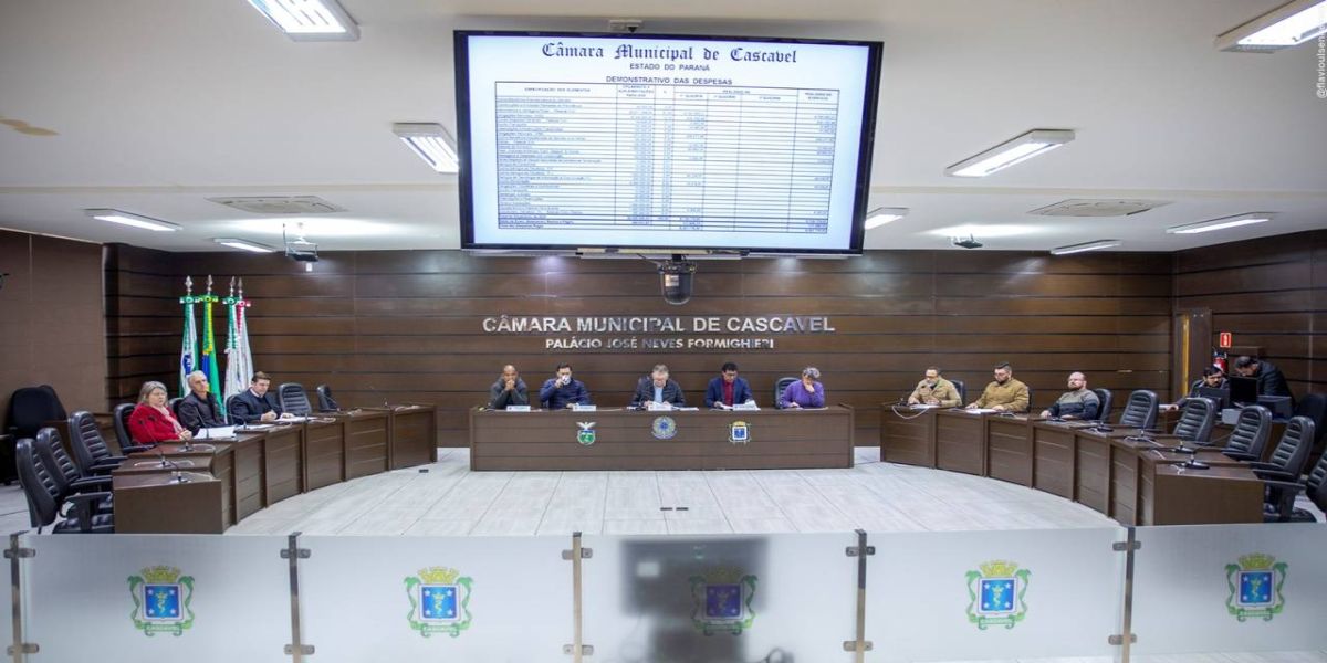 Despesa com pessoal na Câmara Municipal de Cascavel se mantém abaixo de um terço do limite