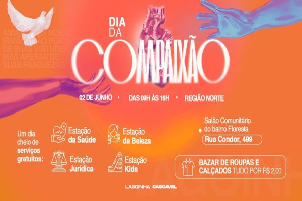 Igreja Lagoinha promove "Dia da Compaixão" com Diversão, Saúde e Beleza gratuitos para a comunidade