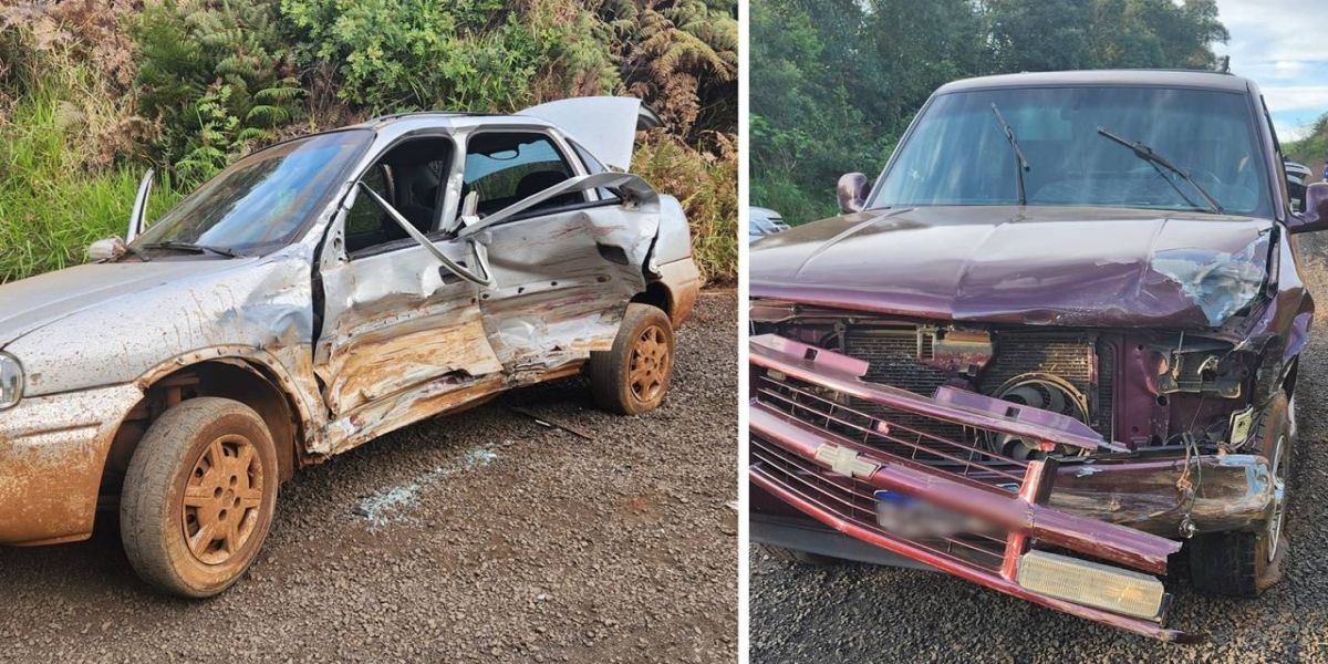 Motorista morre em colisão na estrada rural que leva ao aeroporto de Rio Bonito do Iguaçu