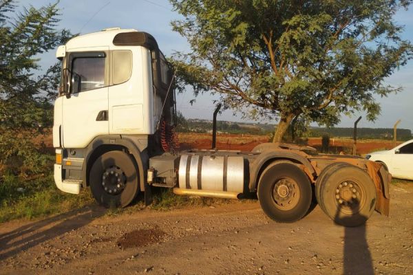 Caminhão trator roubado em São Paulo é recuperado em Cascavel pela Polícia Civil
