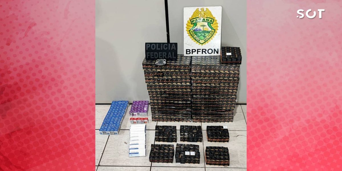 BPFRON e Polícia Federal detém homem com anabolizantes em Cascavel