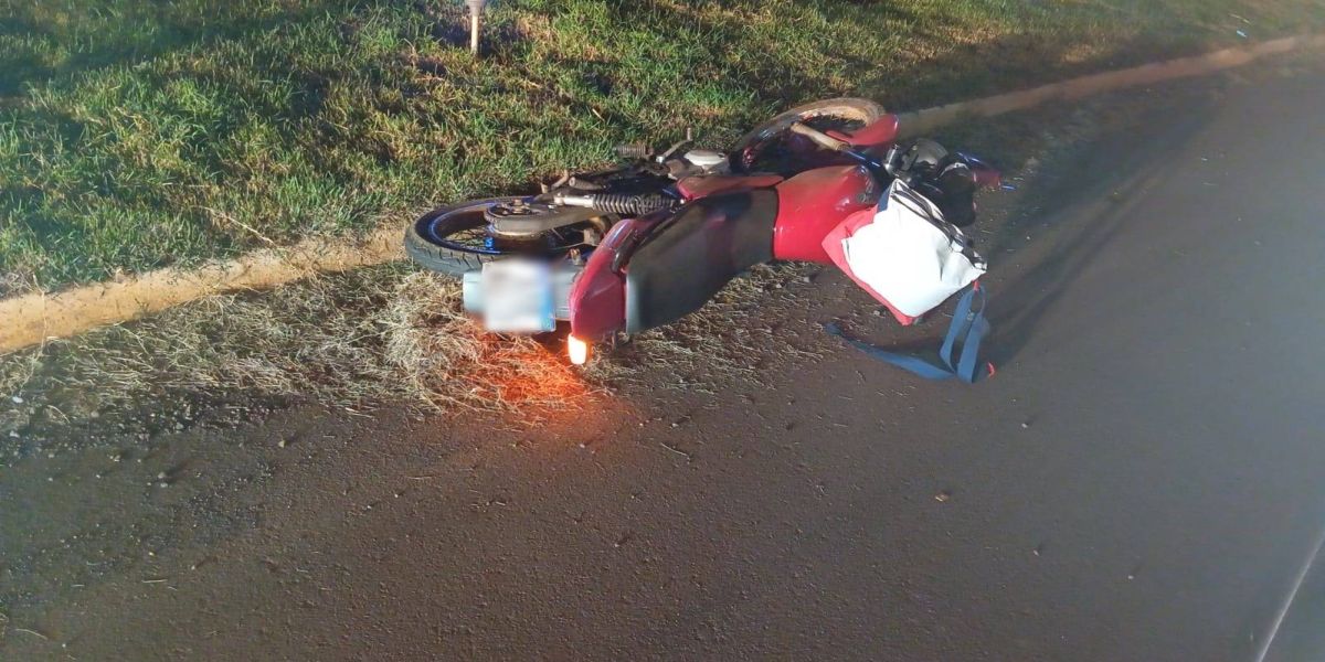 Motociclista fica gravemente ferido em colisão traseira na PR-239 em Assis Chateaubriand