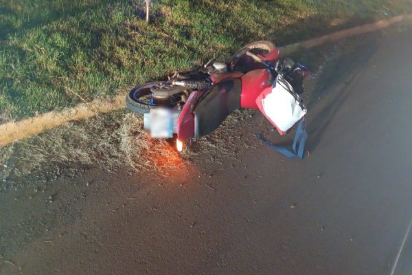 Motociclista fica gravemente ferido em colisão traseira na PR-239 em Assis Chateaubriand