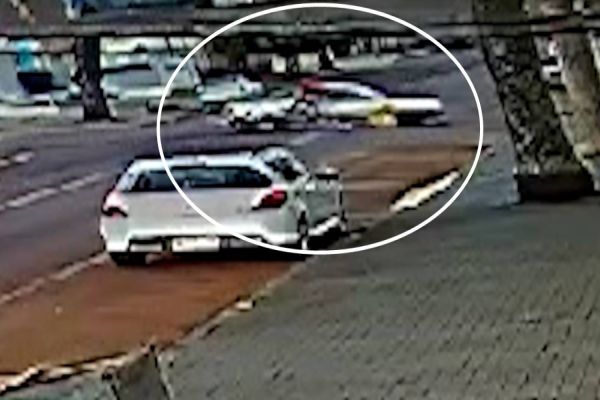 Câmera de segurança registra momento colisão que vitimou Jaime Batista Moreningo
