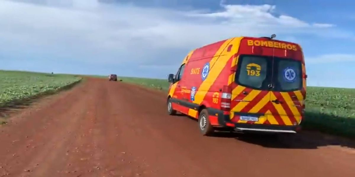 Homem morre após colisão entre motos na estrada rural que liga Ramilândia e Diamante do Oeste