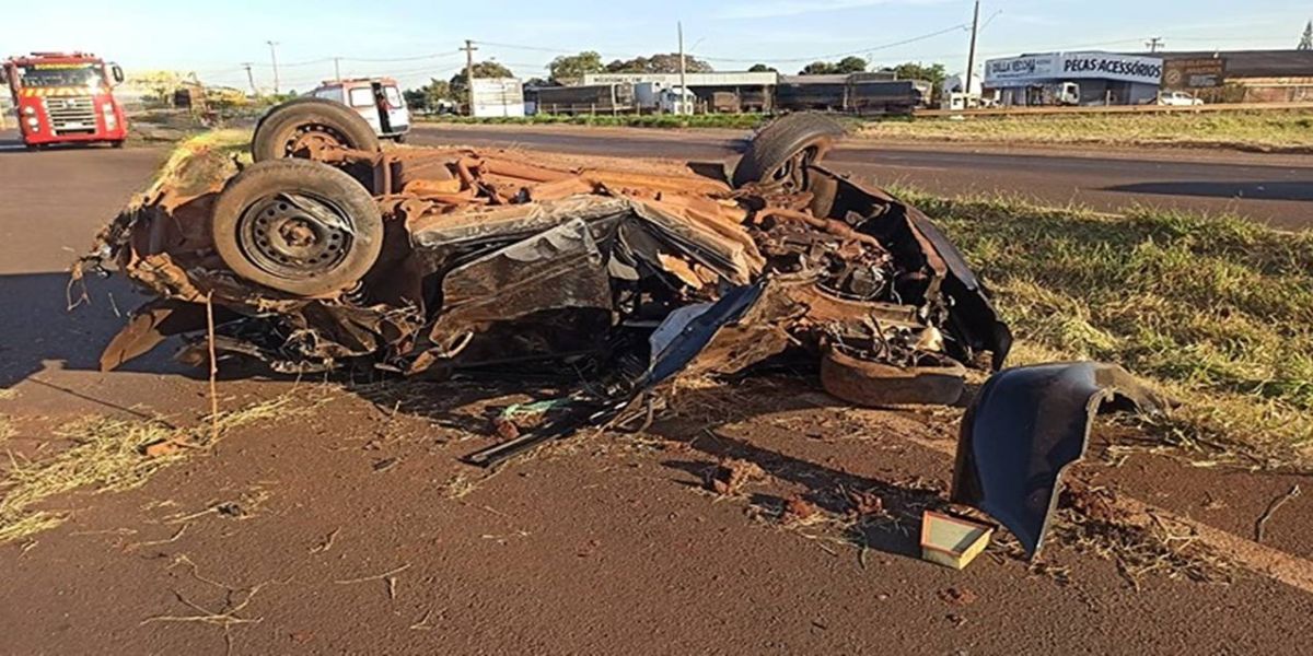 Morre no hospital, homem vítima de capotamento na BR-163 em Toledo