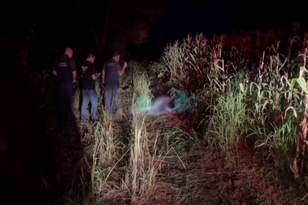 Homem é encontrado morto com vários tiros ao lado de estrada rural em Santa Terezinha de Itaipu
