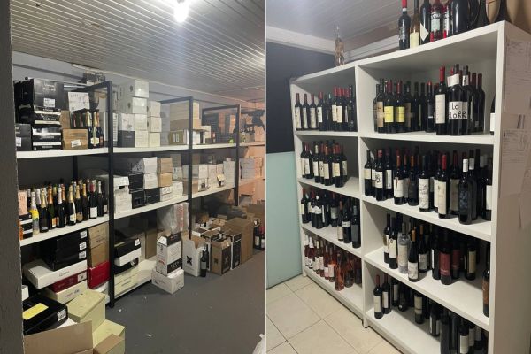 Imagem referente a notícia: Forças de segurança apreendem 1.500 garrafas de bebidas contrabandeadas em Cascavel