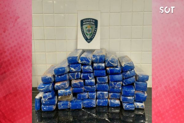 Jovem é preso pela GM com 35 kg de maconha na Rodoviária de Cascavel