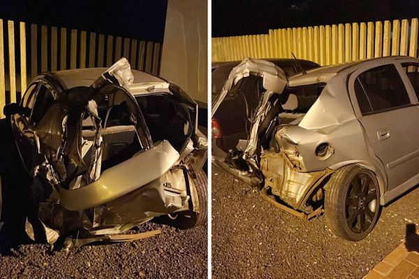 Colisão frontal na PR-317 entre Santa Helena e Entre Rios deixa dois feridos