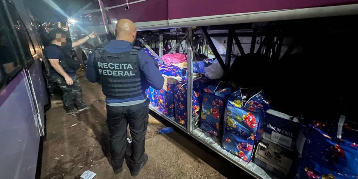 Ação da Receita Federal na BR-277 resulta em apreensões de R$ 400 mil em produtos eletrônicos