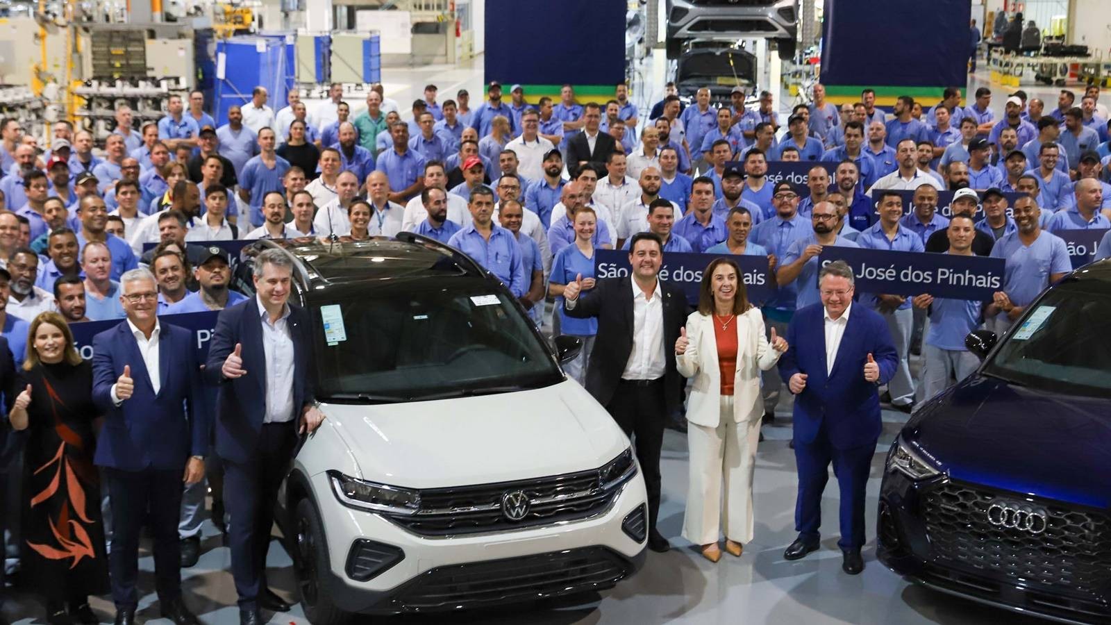 Volkswagen vai investir R$ 3 bilhões na fábrica de São José dos Pinhais