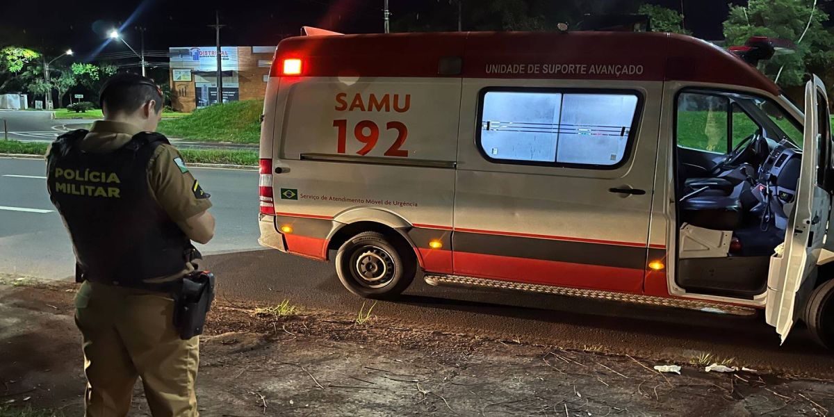 Violência: Ladrões agridem vítima após roubo na rotatória da Avenida Costa e Silva em Foz do Iguaçu