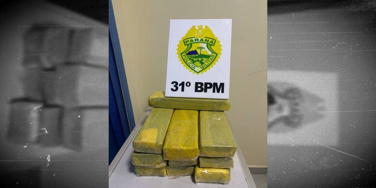 Casal é preso com 7,1 kg de maconha em Corbélia durante operação de trânsito