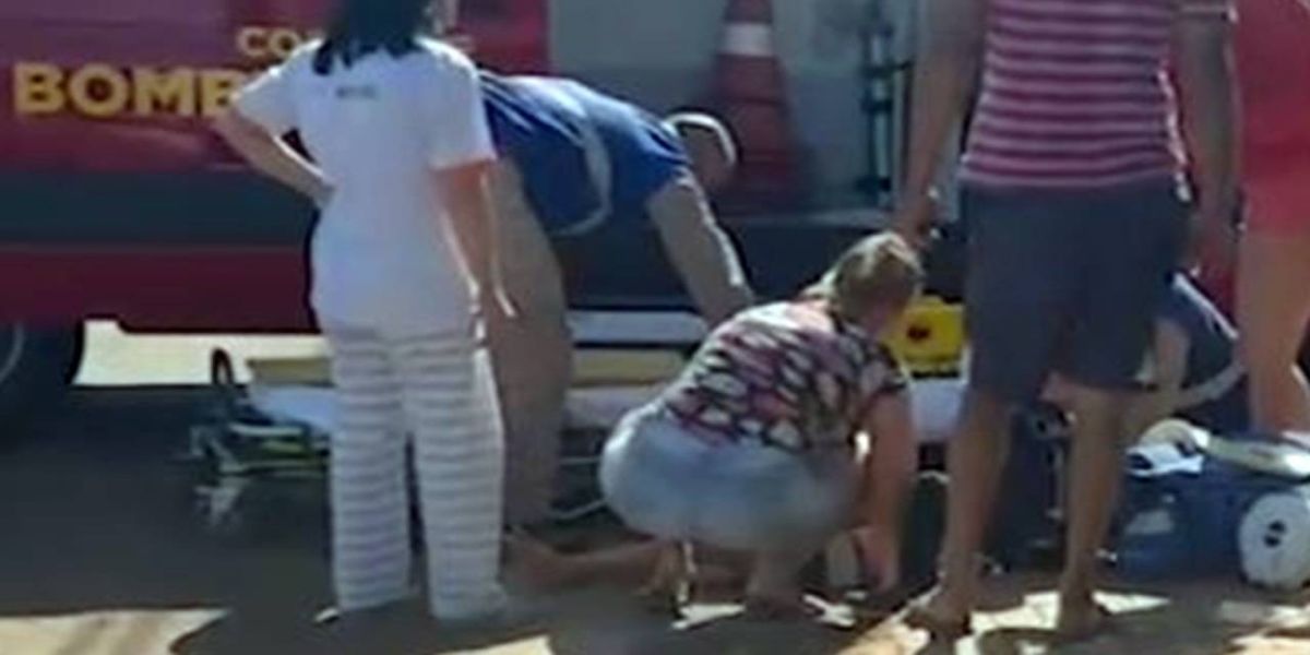 Menino de seis anos fica ferido após ser atropelado no Loteamento Barcelona