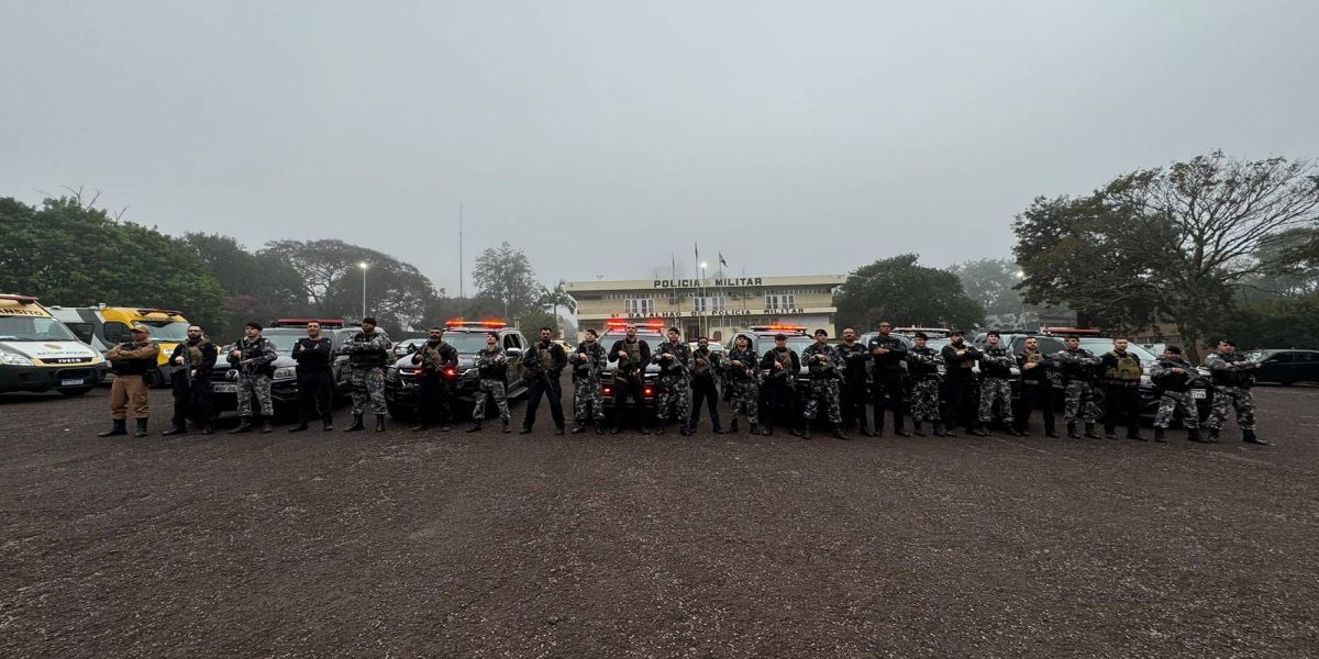 Seis foragidos da justiça são presos em Cascavel em ação conjunta da PM e SOE