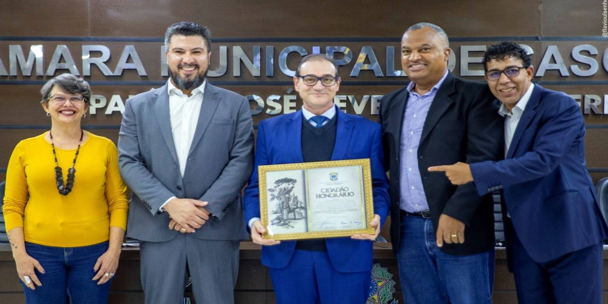 Promotor Ângelo Mazzucchi recebe título de Cidadão Honorário de Cascavel