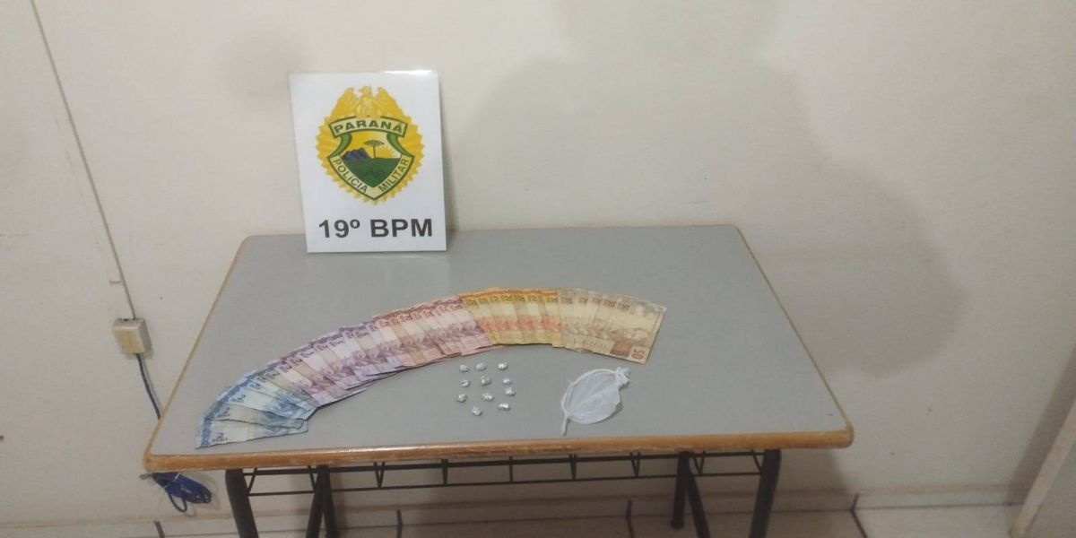Casal traficante de drogas é preso em flagrante na Praça Willy Barth em Toledo