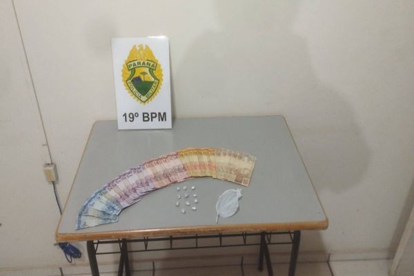 Casal traficante de drogas é preso em flagrante na Praça Willy Barth em Toledo