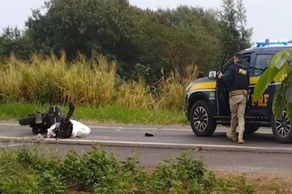 Motociclista perde a vida em acidente na BR-272 entre Guaíra e Terra Roxa