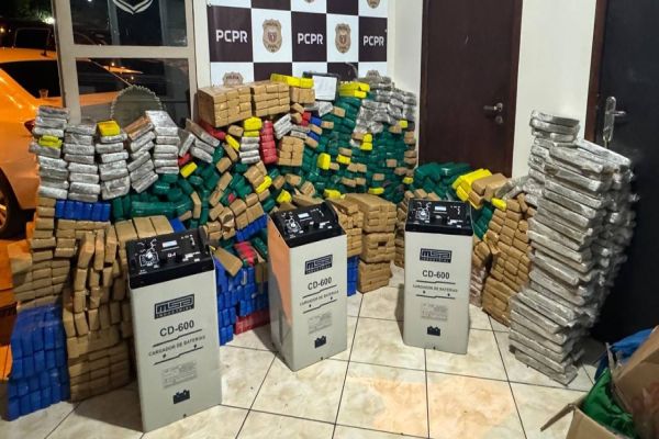 PCPR apreende mais de 950 kg de maconha em Foz do Iguaçu