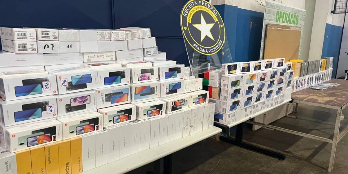 Receita Federal em Foz do Iguaçu apreende 9 milhões de reais em mercadorias despachadas