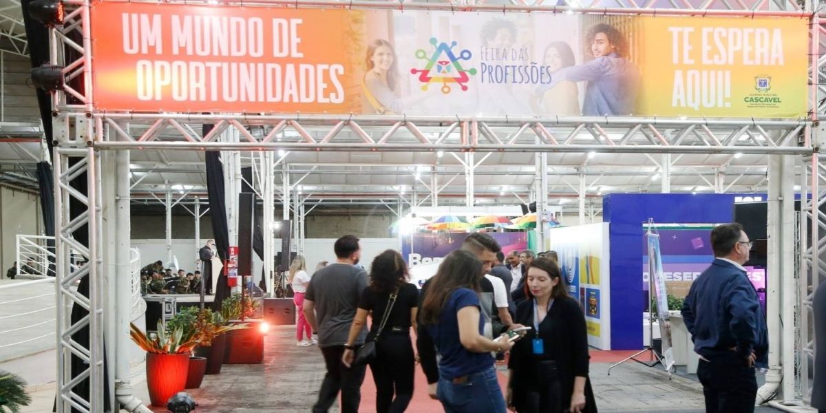 Feira das Profissões de Cascavel abre inscrições para expositores de toda a região oeste do Paraná