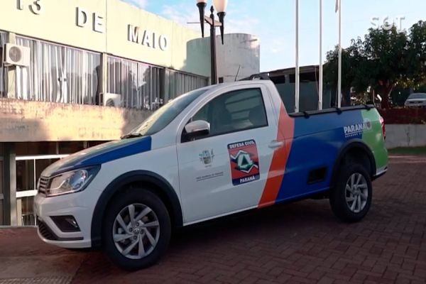 Com emenda do Batatinha, Defesa Civil de Três Barras do Paraná recebe reforço com novo veículo