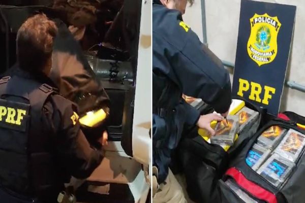 PRF apreende 164 quilos de cocaína com caminhoneiro na BR-277 em Catanduvas