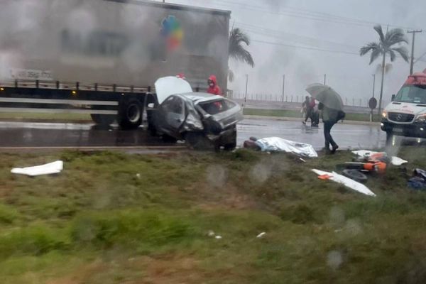 Mulher morre em grave colisão de trânsito na BR-467, em Sede Alvorada, distrito de Cascavel