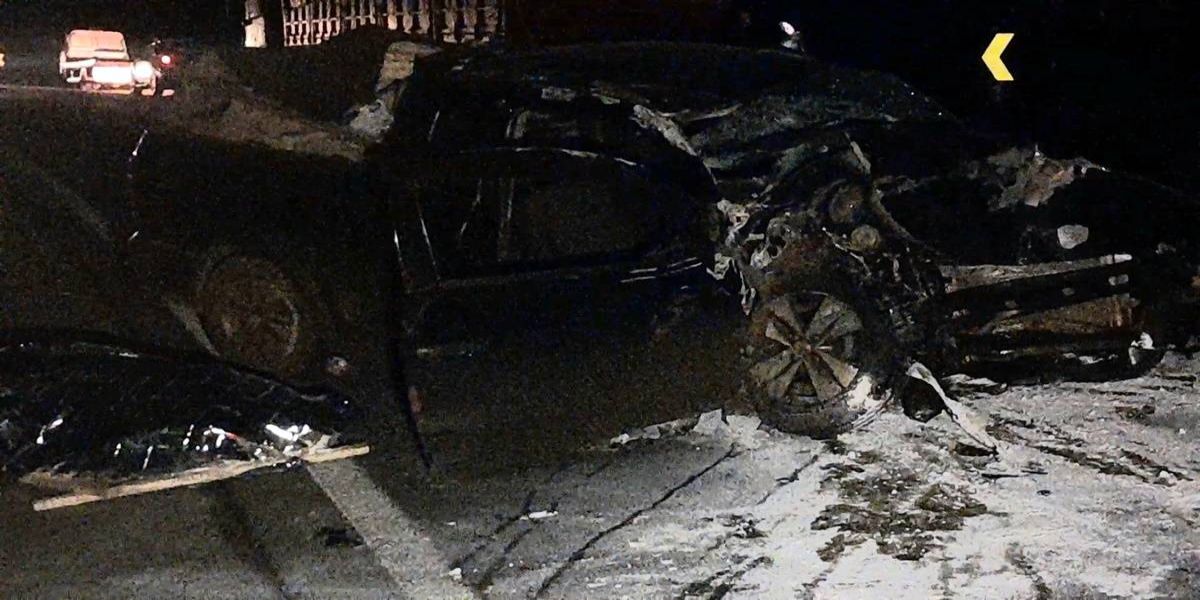 Grave acidente tira a vida de homem na BR 280 em Flor da Serra do Sul