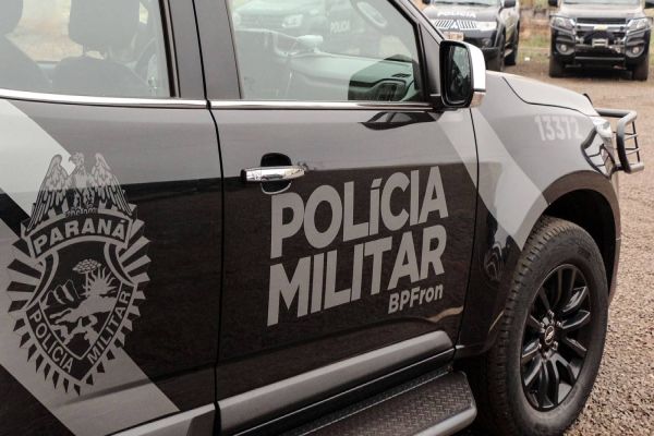 Imagem referente a notícia: Idosa espancada em roubo é resgatada: BPFRON prende suspeito em Cascavel